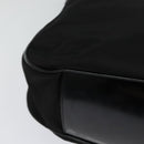 GUCCI Bamboo Hand Bag Nylon 2way Black Silver 001 2404 15770 Auth 131343-15