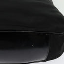 GUCCI Bamboo Hand Bag Nylon 2way Black Silver 001 2404 15770 Auth 131343-16