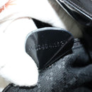 GUCCI Bamboo Hand Bag Nylon 2way Black Silver 001 2404 15770 Auth 131343-12