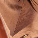 CHANEL Tote Bag Raffia Leather Beige Brown gold CC Auth 131352-20