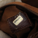 CHANEL Tote Bag Raffia Leather Beige Brown gold CC Auth 131352-11