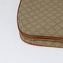 CELINE Macadam Canvas Shoulder Bag PVC Beige Gold Auth 131354-16