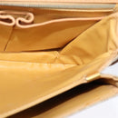 CELINE Macadam Canvas Shoulder Bag PVC Beige Gold Auth 131354-19