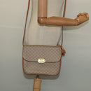 CELINE Macadam Canvas Shoulder Bag PVC Beige Gold Auth 131354-23