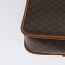 CELINE Macadam Canvas Shoulder Bag PVC Brown Gold Auth 131356-15