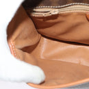 CELINE Macadam Canvas Shoulder Bag PVC Brown Gold Auth 131356-20