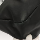 Salvatore Ferragamo Vala Hand Bag Leather 2way Black Gold Auth 131359-17