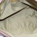 Salvatore Ferragamo Gancini Tote Bag Leather 2way Pink Gold Auth 131362-11