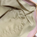 Salvatore Ferragamo Gancini Tote Bag Leather 2way Pink Gold Auth 131362-20