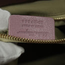 Salvatore Ferragamo Gancini Tote Bag Leather 2way Pink Gold Auth 131362-12