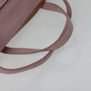 Salvatore Ferragamo Gancini Tote Bag Leather 2way Pink Gold Auth 131362-7