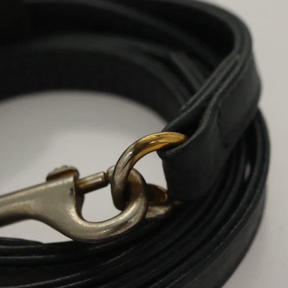 MCM Logogram Vicetos Boston Bag PVC Leather 2way White Gold Auth 131369