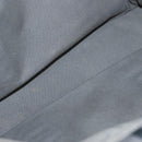 HERMES Fourre Tout MM Hand Bag Canvas Gray Silver Auth 131380-10