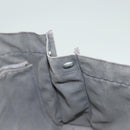 HERMES Fourre Tout MM Hand Bag Canvas Gray Silver Auth 131380-18