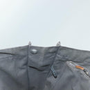 HERMES Fourre Tout MM Hand Bag Canvas Gray Silver Auth 131380-19