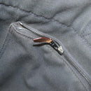 HERMES Fourre Tout MM Hand Bag Canvas Gray Silver Auth 131380-20