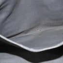 HERMES Fourre Tout MM Hand Bag Canvas Gray Silver Auth 131380-11