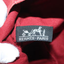 HERMES Fourre Tout Cabass Hand Bag Canvas Red Auth 131381-14