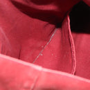 HERMES Fourre Tout Cabass Hand Bag Canvas Red Auth 131381-18