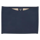 HERMES Petit Ash Pouch Leather Canvas Navy Auth 131382-13