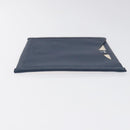 HERMES Petit Ash Pouch Leather Canvas Navy Auth 131382-3