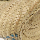 LOEWE Basket Bag Large Anagram Bag Raffia Leather Beige Multicolor Auth 131384M-16