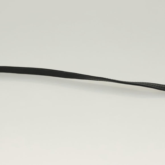 GIVENCHY Shoulder Bag Leather Black Gold Auth 131399