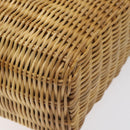 BURBERRY Hand Bag Wicker Beige Brown Auth 131420-16