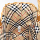 BURBERRY Hand Bag Wicker Beige Brown Auth 131420-18