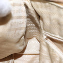 PRADA Shoulder Bag Nylon Beige Gold Auth 131423-22