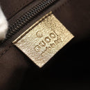 GUCCI GG Crystal Tote Bag Brown Silver 131230 Auth 131428-17