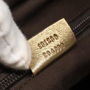 GUCCI GG Crystal Tote Bag Brown Silver 131230 Auth 131428-12