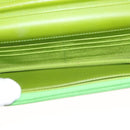 CHANEL Matelasse Chain Shoulder Bag Velor Green CC Auth 131434-10