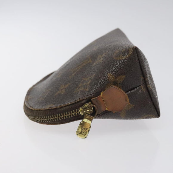 LOUIS VUITTON Monogram Pochette Cosmetic PM Pouch M43998 LV Auth 131443