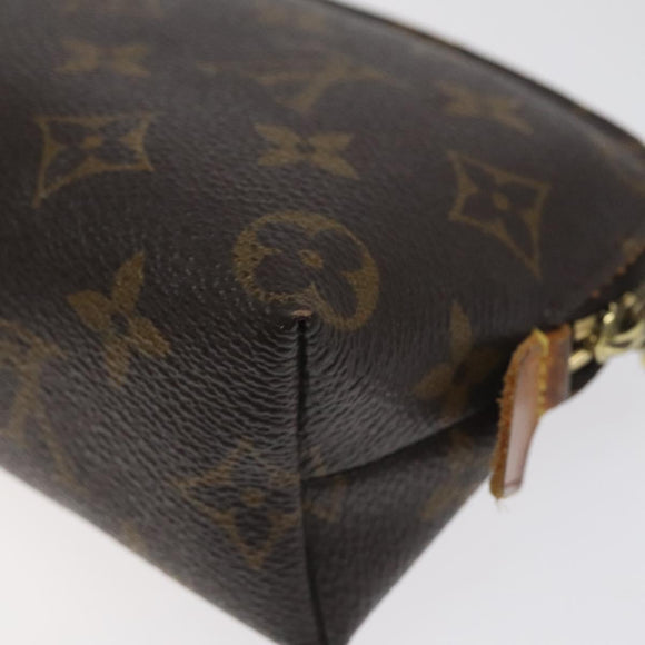 LOUIS VUITTON Monogram Pochette Cosmetic PM Pouch M43998 LV Auth 131445