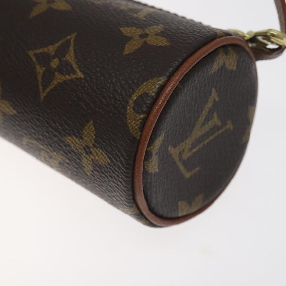 LOUIS VUITTON Monogram Papillon Pouch LV Auth 131448