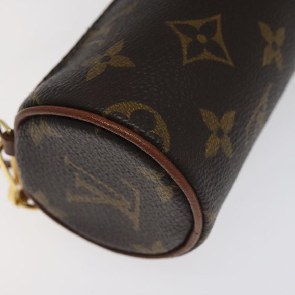 LOUIS VUITTON Monogram Papillon Pouch LV Auth 131448