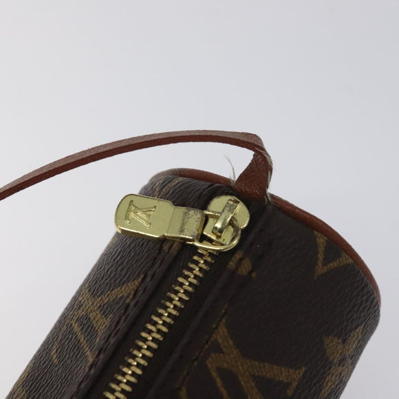 LOUIS VUITTON Monogram Papillon Pouch LV Auth 131448