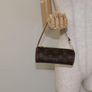 LOUIS VUITTON Monogram Papillon Pouch LV Auth 131448-19