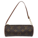 LOUIS VUITTON Monogram Papillon Pouch LV Auth 131448-13