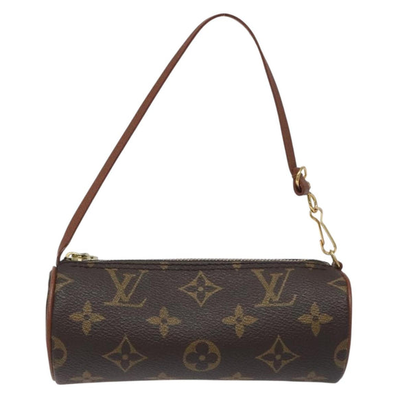 LOUIS VUITTON Monogram Papillon Pouch LV Auth 131448