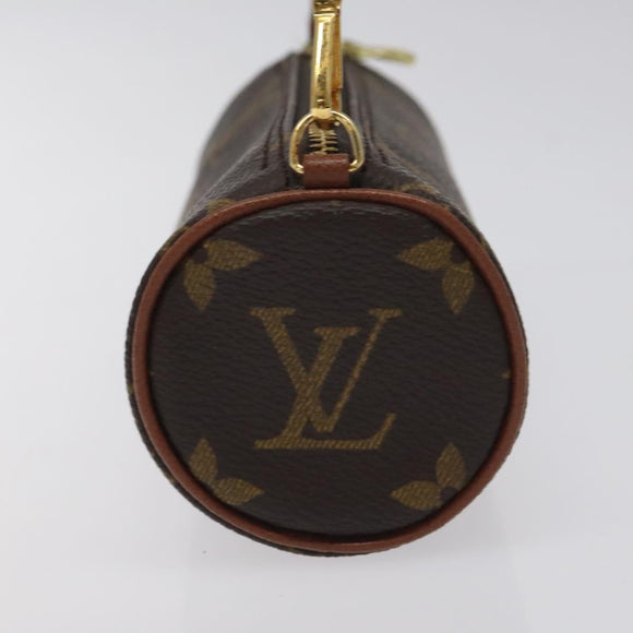 LOUIS VUITTON Monogram Papillon Pouch LV Auth 131448