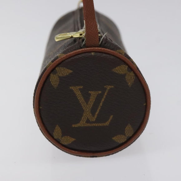 LOUIS VUITTON Monogram Papillon Pouch LV Auth 131448