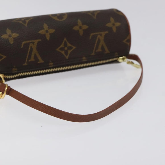 LOUIS VUITTON Monogram Papillon Pouch LV Auth 131448