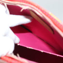 LOUIS VUITTON Monogram Vernis Fluo Houston Hand Bag Orange M91935 Auth 131452-25