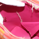 LOUIS VUITTON Monogram Vernis Fluo Houston Hand Bag Orange M91935 Auth 131452-11