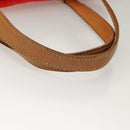 LOUIS VUITTON Monogram Vernis Fluo Houston Hand Bag Orange M91935 Auth 131452-8