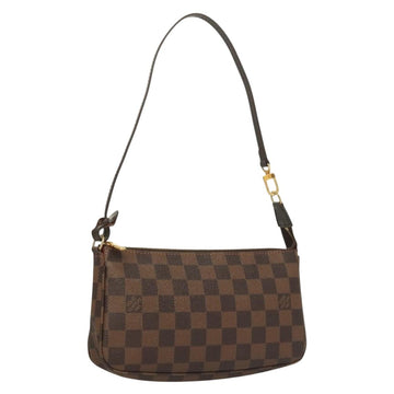 LOUIS VUITTON Damier Ebene Pochette Accessoires Pouch N41206 LV Auth 131454