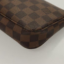 LOUIS VUITTON Damier Ebene Pochette Accessoires Pouch N41206 LV Auth 131454-14