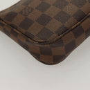 LOUIS VUITTON Damier Ebene Pochette Accessoires Pouch N41206 LV Auth 131454-15